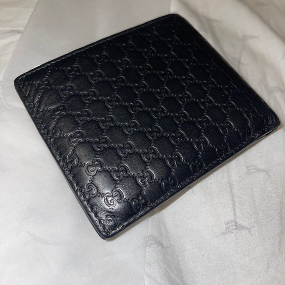 Men’s MICROGUSSIMA BLACK wallet. - Picture 3 of 5